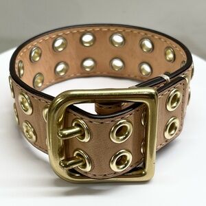 Coach Leather Belt Bracelet EUC